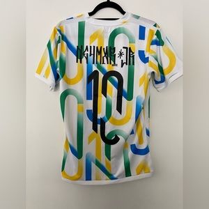 MENS PUMA NEYMAR JR JERSEY SHIRT. SIZE SMALL